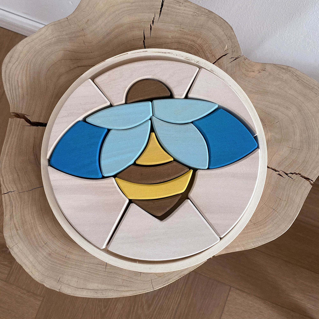 Bee Puzzle Block